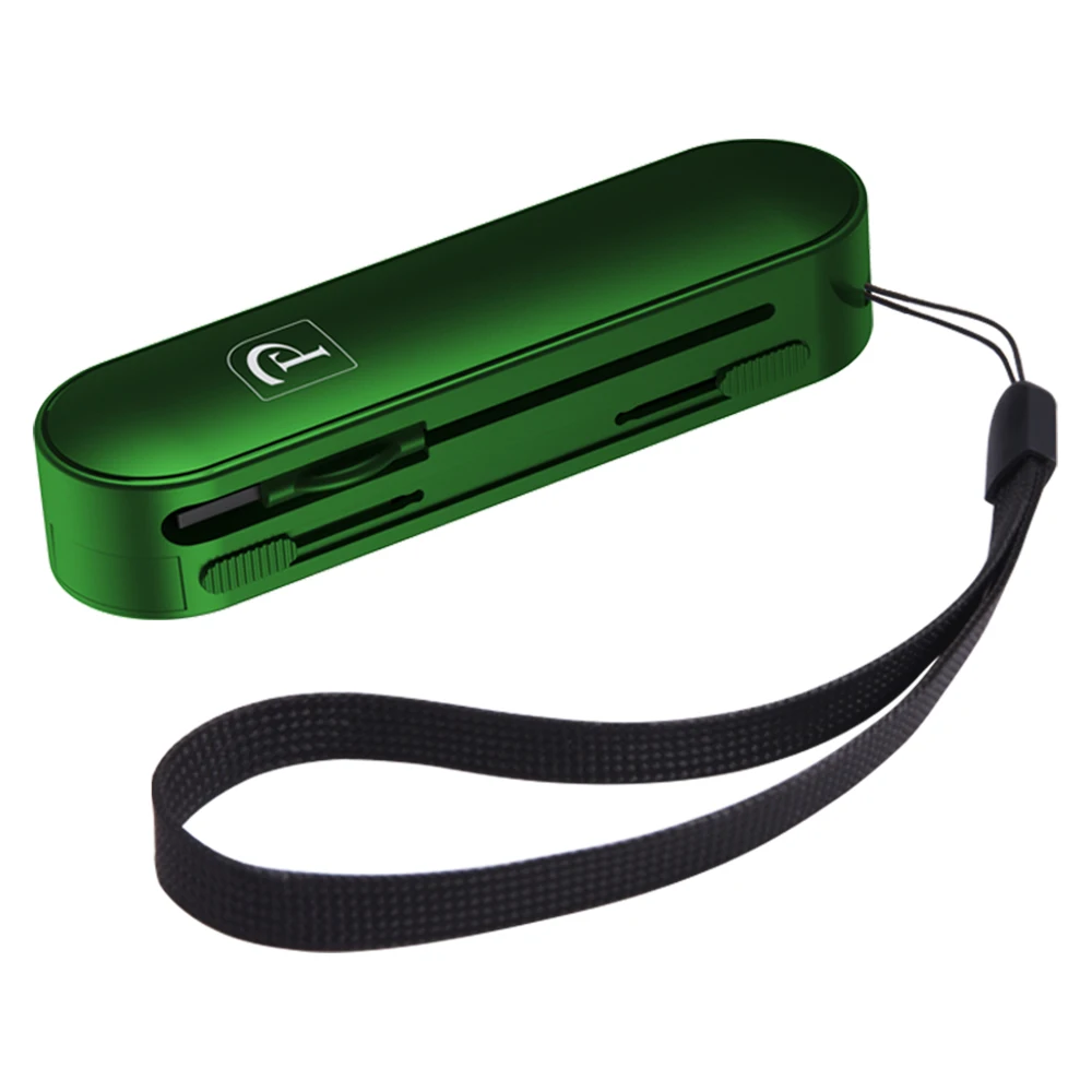 Green Чехол 3 в 1 Usb кабель type C кабель микро-зарядного устройства для IPhone X 8 7 6 Plus IPad скрытый зарядный кабель для Xiaomi Mi Mix 2 - Цвет: Green