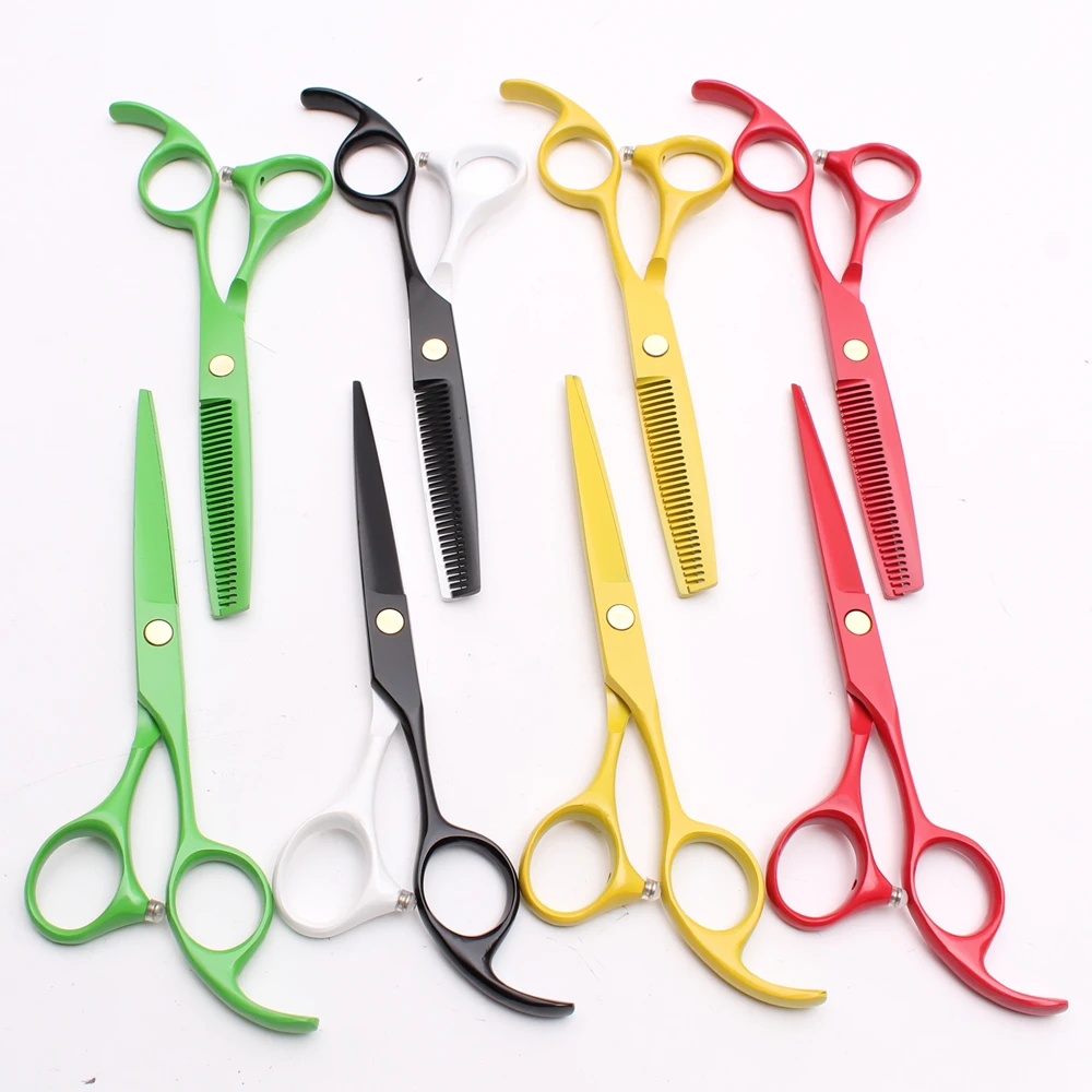 

C1023 5.5'' 16cm 440C Customized Logo Cutting / Thinning Shears Hair Clippers Professional Hairdressing Scissors Salon Equipment