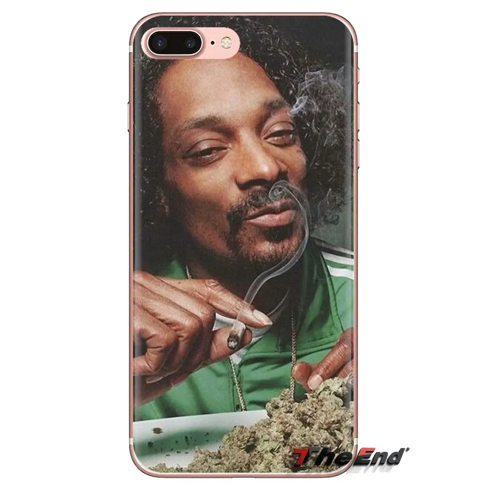 For Samsung Galaxy S3 S4 S5 Mini S6 S7 Edge S8 S9 S10 Plus Note 3 4 5 8 9 Transparent Soft Cases Covers Snoop Dogg Weed Quote |