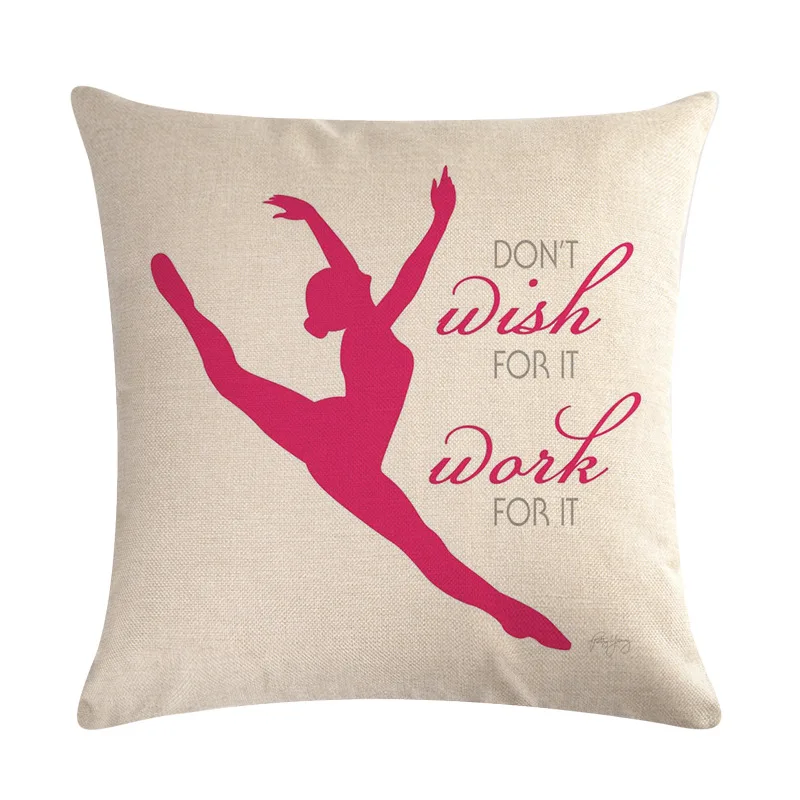 Танцевальная искусственная балерина для дивана домашняя декоративная подушка