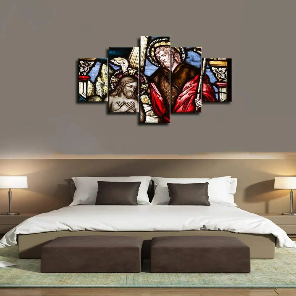 Большой христианские кресты крест Пейзаж Wall Art Христа Плакаты Печать на холсте Home