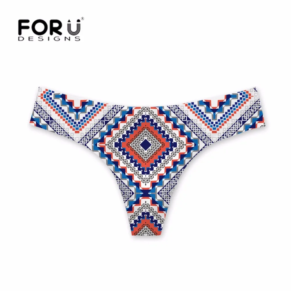 FORUDESIGNS/купальник бикини с трусиками африканские плавки принтом женские Танкини