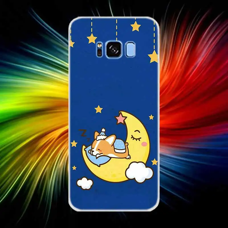 design 02 Милые Косплей shiba корги собака силиконовый чехол Обложка для samsung Galaxy S10 плюс S8 S9 плюс S7 S6Edge S5 Примечание 10 8 9 телефон S10 E S9 S8 S7 S6 - Цвет: design 02