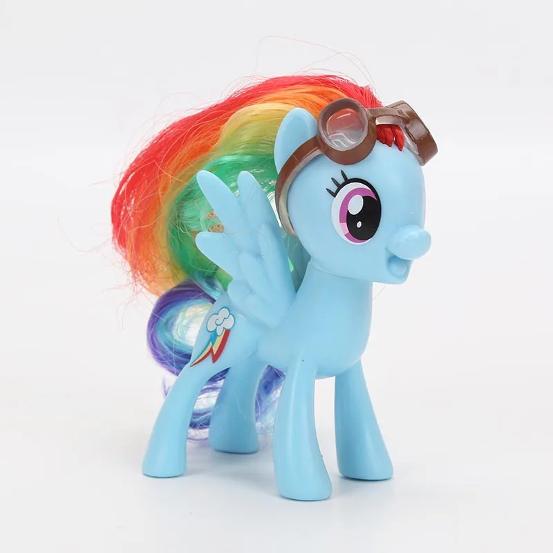 4 шт./компл. дружба-это чудо игрушки My Little Pony всех цветов радуги; платье Эпплджек маленькие пони: чирайли ПВХ экшн статуэтки коллекционные модели