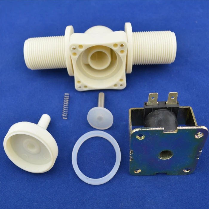 G3/4-дюймовый порт (DC24V) нейлоновые СОЛЕНОИДНЫЕ клапаны низкого давления для воды