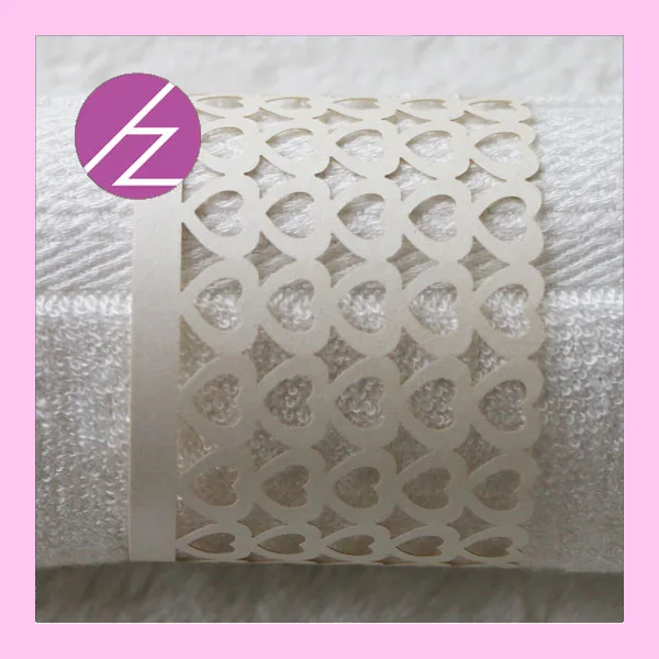 100 шт./лот украшения для свадебвечерние из Жемчужной бумаги с лазерной резкой