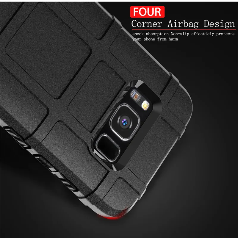 On For Galaxy M30 S10 Plus lite S8 S8Plus case coque Luxury TPU Shockproof Rugged Shield for Samsung A40 A50 A70 |