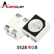 200 шт. 3528 RGB POWER TOP 1210 SMD SMT PLCC 2 LED общий аносветодиодный красный
