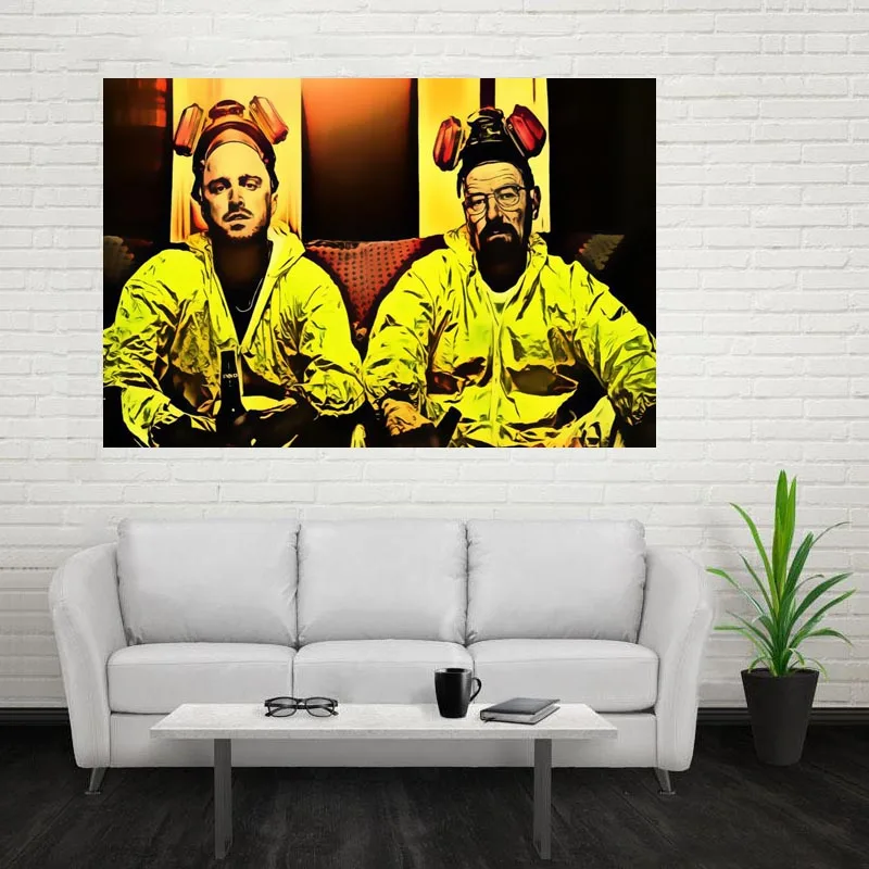 Хороший Breaking Bad 02 плакат на заказ холст плакат искусство отделочная ткань для дома ткань стены плакат печать из шелковой ткани с принтом - Цвет: Бургундия
