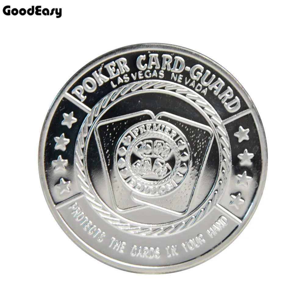 Хит продаж памятная монета для покера карты защита металлический жетон