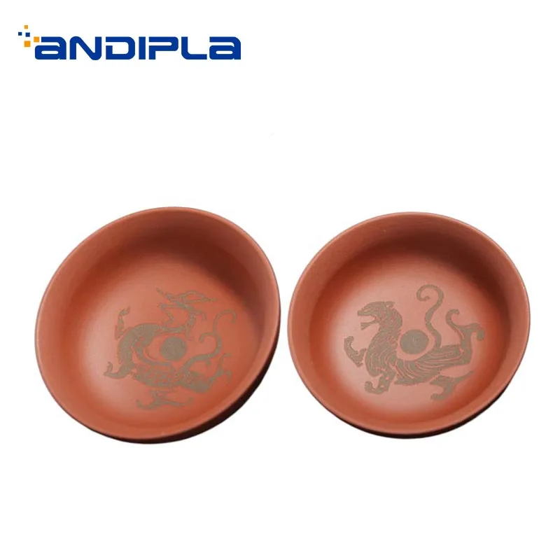 Набор чайных чашек из сиреневой глины набор для офиса кунг фу посуда напитков