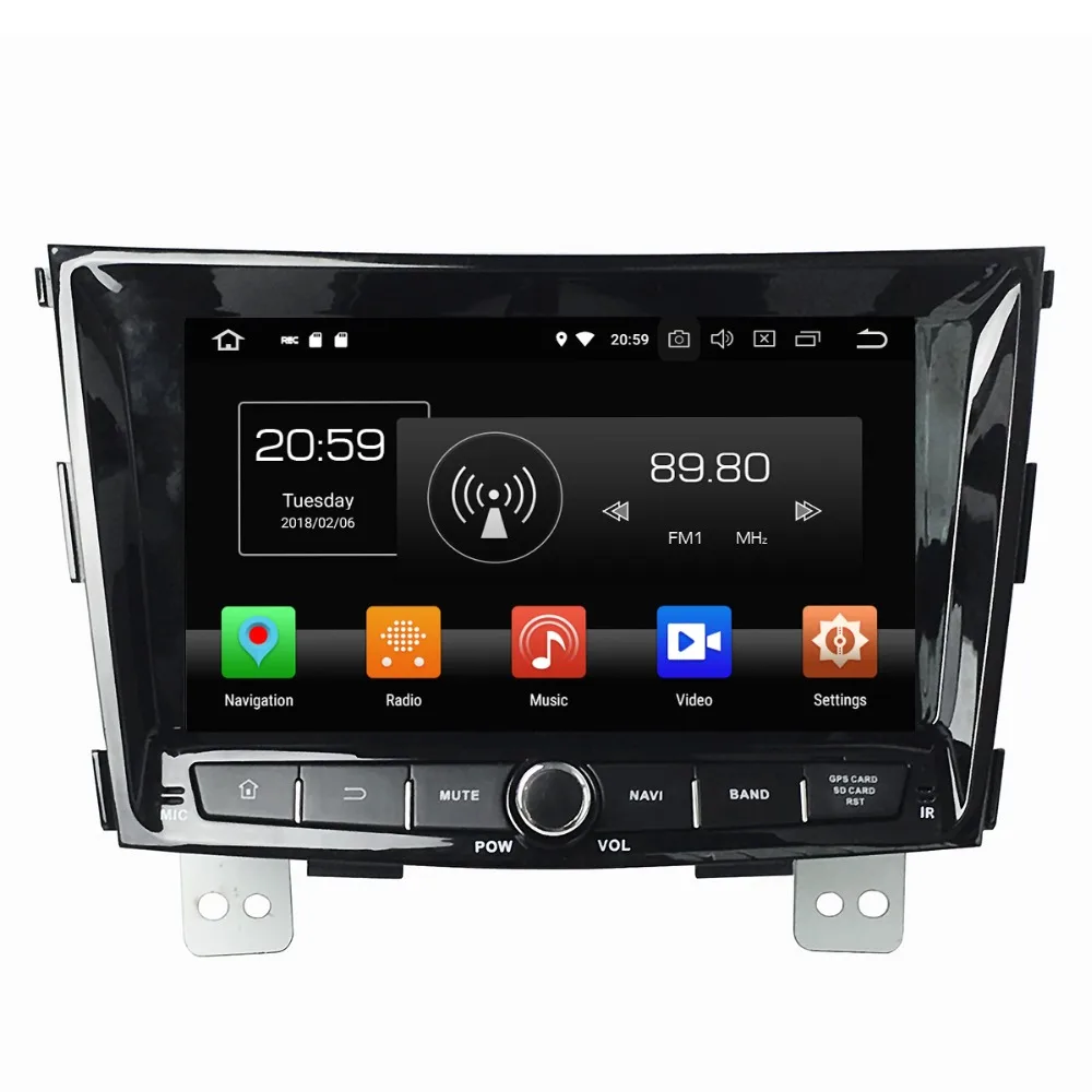 Автомобильный DVD-плеер Aotsr Android 8 0 7 1 С GPS-навигацией для Ssangyong Tivolan 2014