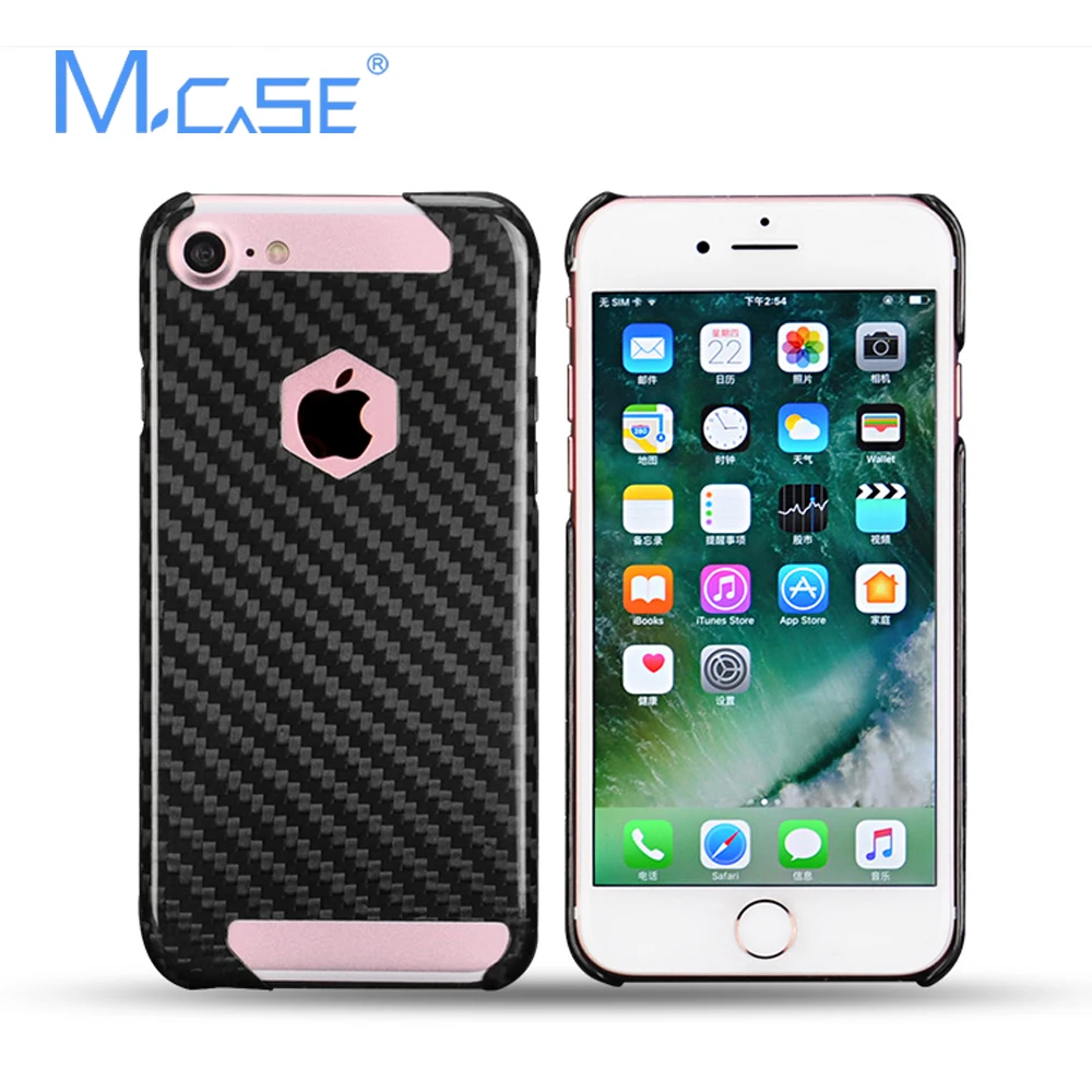 Ультратонкий чехол Mcase 0 7 мм из 100% натурального углеродного волокна для iPhone Plus