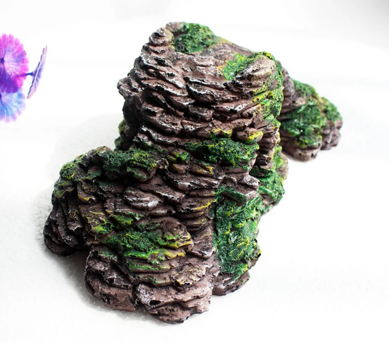 Аквариум для аквариума приют rockery 22*10*7 см черепаха бак смола украшение платформа |