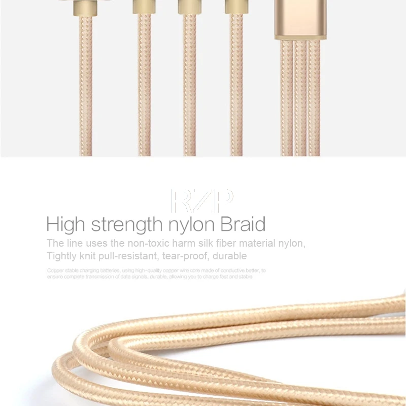 RZP 2A 1,2 m быстрый type-C Micro usb кабель для зарядки для iPhone type-C V8 samsung Android USB кабель для зарядки Micro данных Шнур для зарядного устройства
