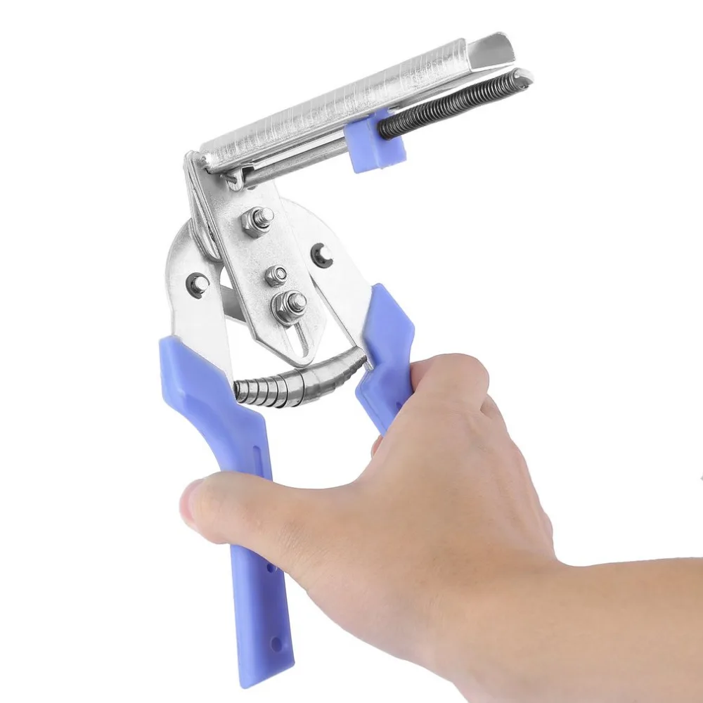 Pigeon Rabbit Fox Cage Semi-Automatic Assembling Tool General M Forceps Poultry Fastening Clamp With 600PCS M-Type Nails | Инструменты