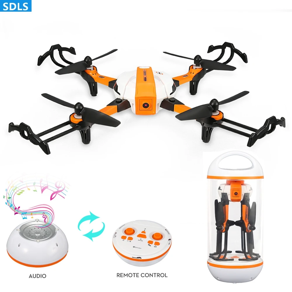 Bluetooth колонка Радиоуправляемый Дрон с камерой 1080P HD Wi Fi FPV возможностью
