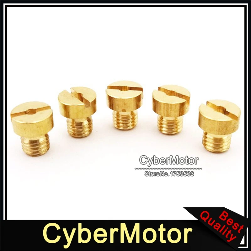 Золото 5 мм Замена жиклеры карбюратора#60#65#70#75#80 для Dellorto SHA PHBG Carb Tomos A35 Targa LX Sprint