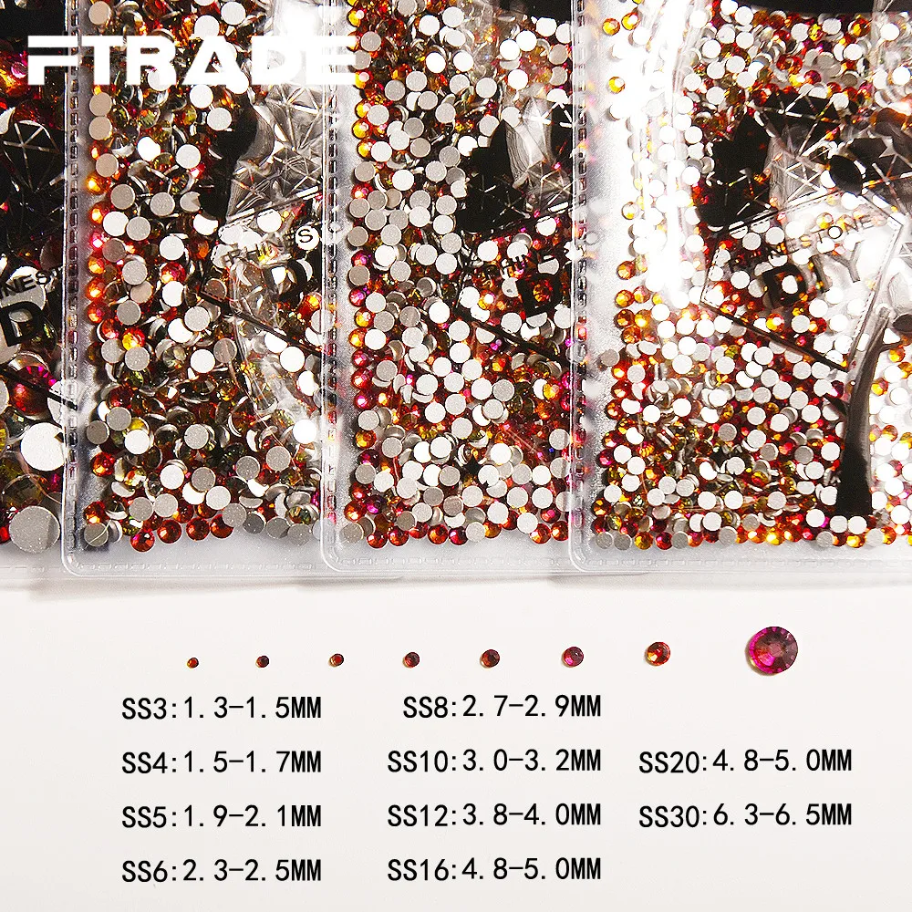 Полноразмерные украшения платьев AAA с плоской задней поверхностью не Горячие