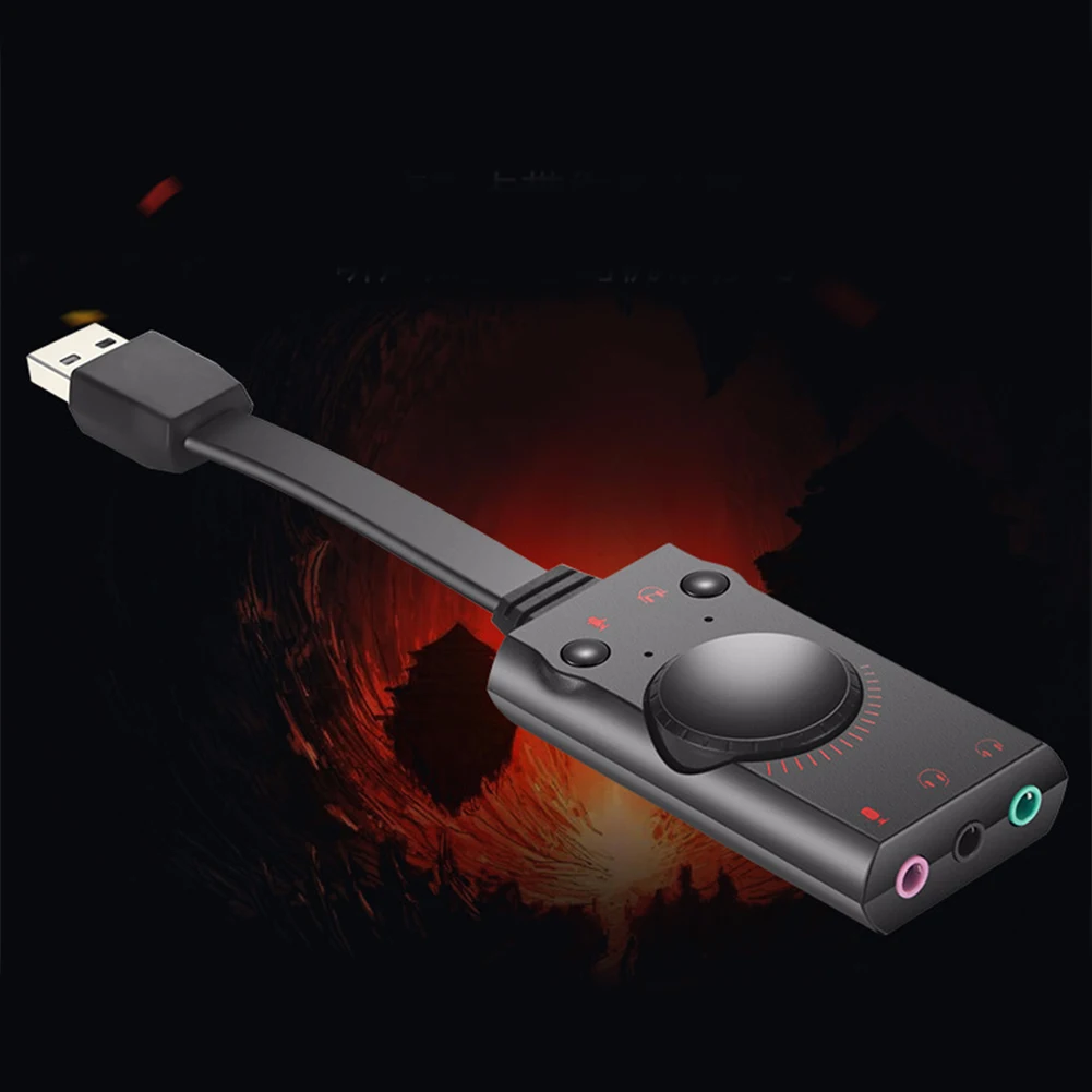 S1 Splitter микрофона звуковой адаптер Внешний USB гарнитура стерео конвертер рабочего