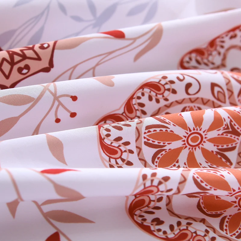 

2pcs Bedding Set Bohemia 3pcs Linens Simple Duvet Cover Sets Bed Clothes Pillowcase Home Textiles Ropa De Cama E