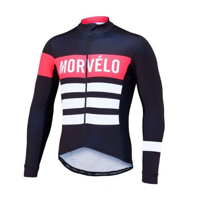 Велоспорт Джерси весна/осень Команда Morvelo Длинные рукава Мужские Ropa Ciclismo
