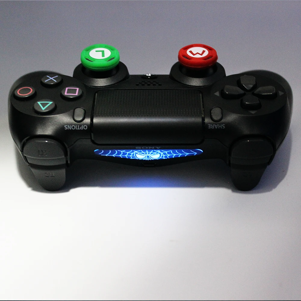 1 шт. Силиконовый Аналоговый джойстик с захватами крышка s для PS4 SLIM PRO xbox X360