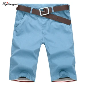 Мужские шорты, повседневные хлопковые тонкие Бермуды, пляжные шорты для бега, шорты до колена, лето 2019