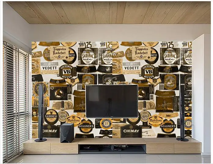 3D wallpaper custom for walls 3d wall murals Retro icon background paintings home decor bedroom | Обустройство дома