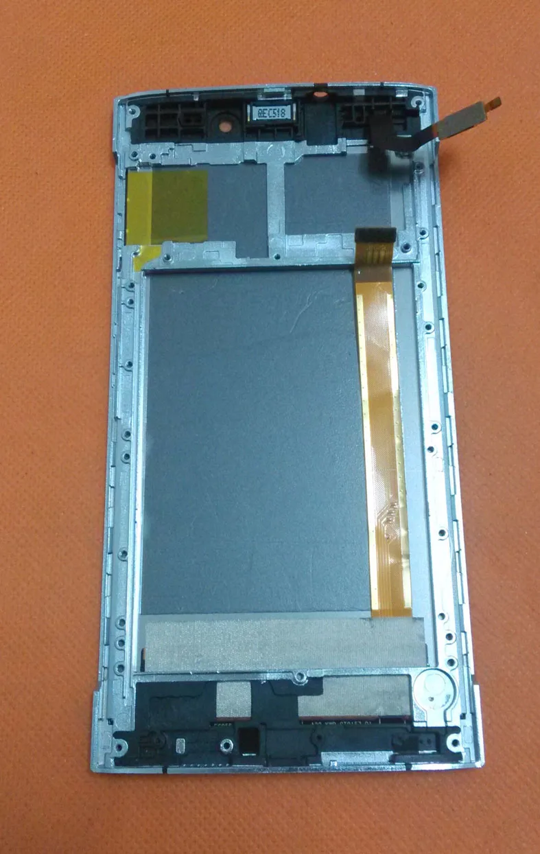 Б/у Оригинальный ЖК-экран + сенсорный экран рамка для Doogee F5 4G LTE 5 &quotMTK6753