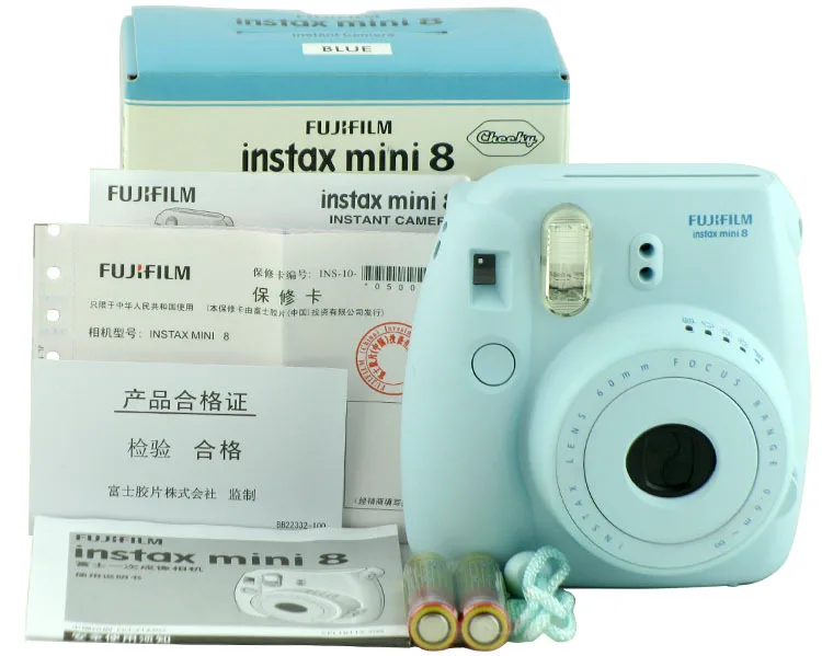 Fuji mini 8 камера Fujifilm mini 8 камера Fuji Instax Mini 8 фотокамера моментальной печати Новая 5 цветов белый розовый желтый синий красный