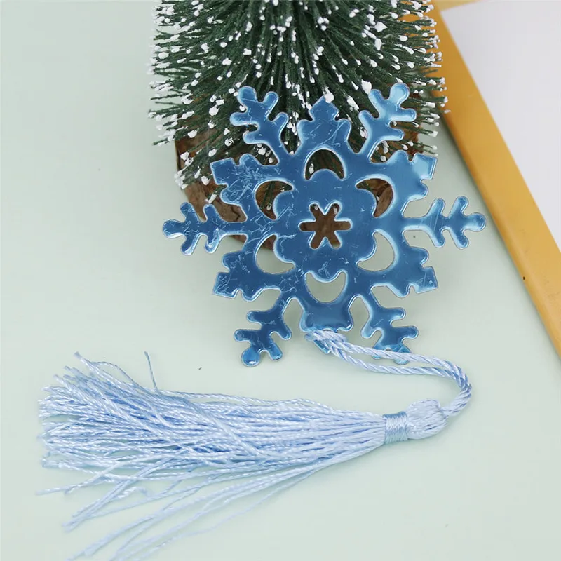 1 шт. модная Снежинка креативный изысканный сплав Закладка лента коробка