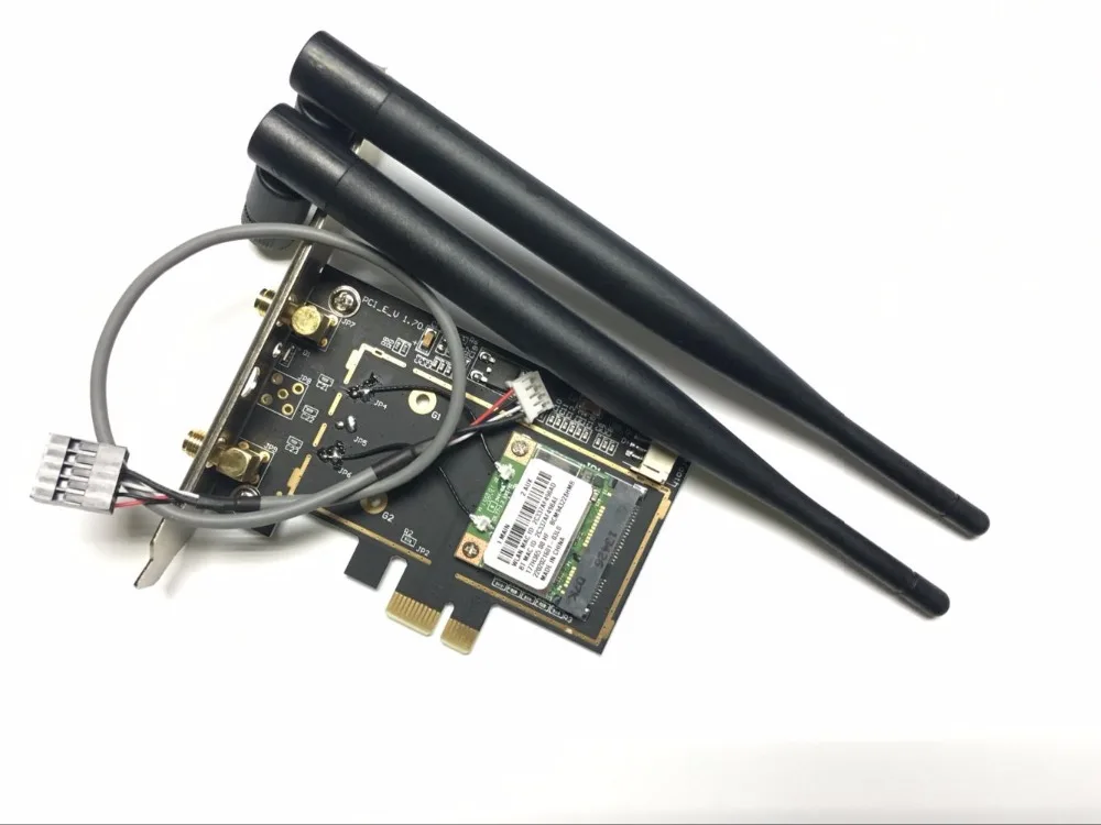 

Настольный Broadcom BCM943228HMB, 2,4 ГГц и 5 ГГц, 802,11 abgn BT Bluetooth 4,0, полуразрядная мини-карта Wi-Fi