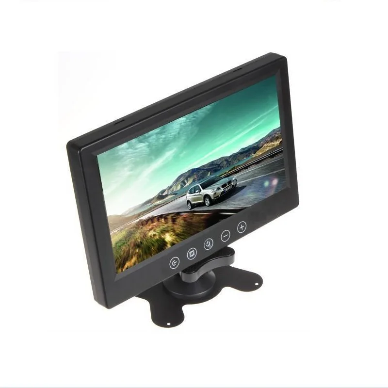 9 inch digital Color TFT LCD with 2 Video input lcd for reversing parking backup rear view camera |