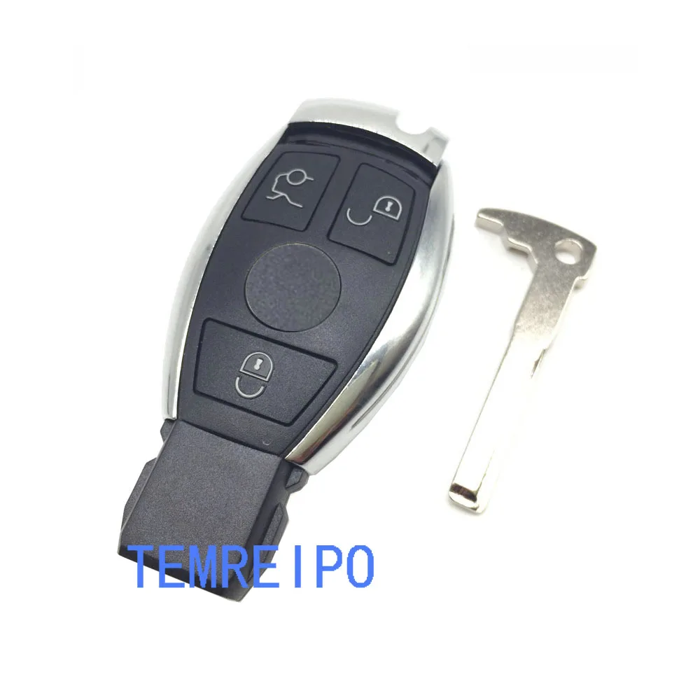 Ключ крышка shell для Mercedes benz 3 кнопки smart Key чехол Benz W203 W210 W211 AMG W204 C E S CLS CLK CLA SLK с