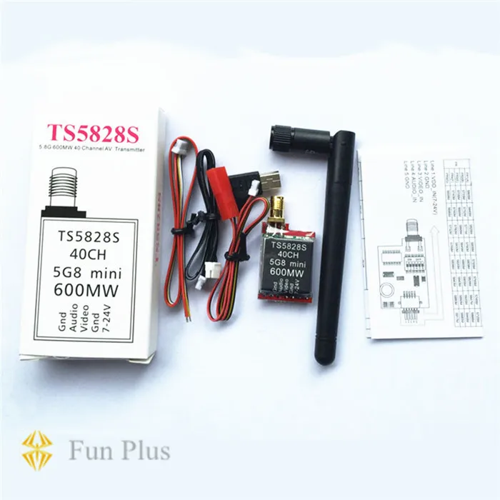 TS5828S 5 8 GHz 600mW 40CH передача изображения FPV мини беспроводной av-передатчик для