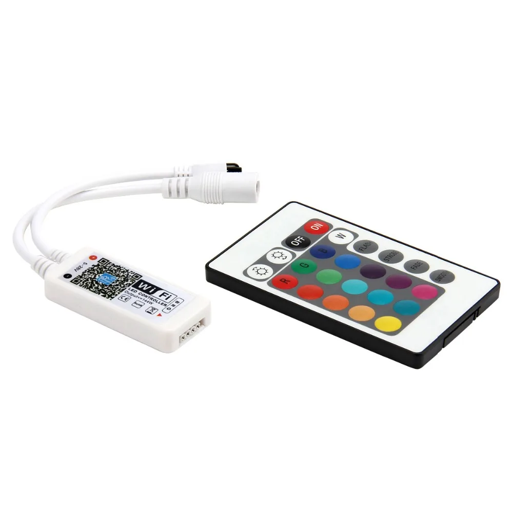 SuperNight Smart Wi Fi контроллер для 3528 5050 RGB светодиодные ленты DC5-28V Alexa IOS приложение Android