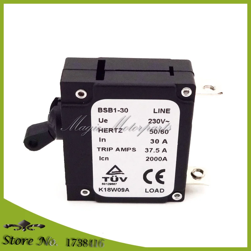 BSB1 30 In 230V AMP генератор автоматический выключатель 37 5 A Trip Amps 2000A 50 60 Hertz