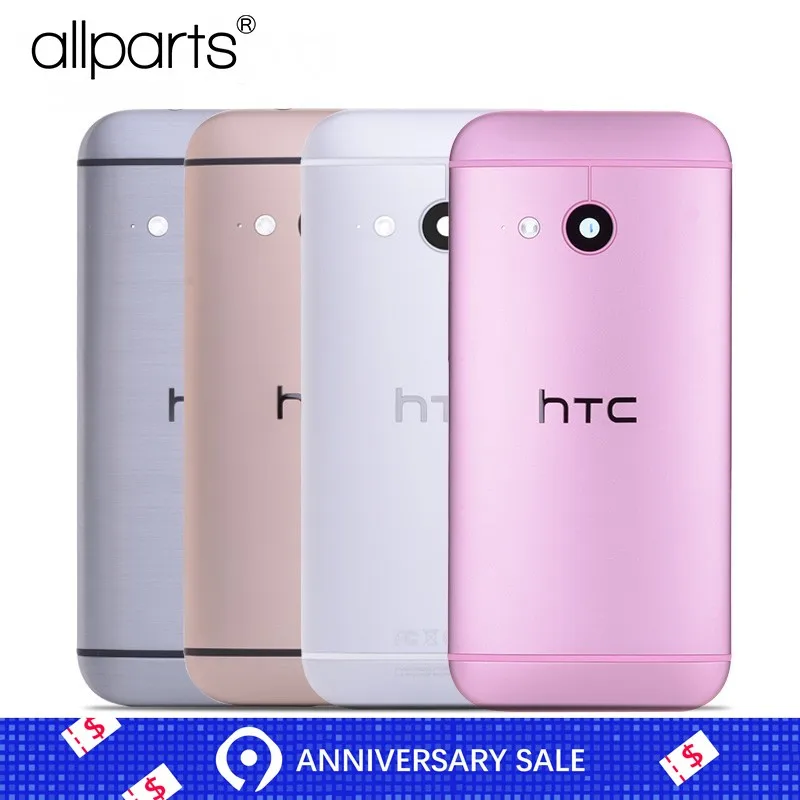 Задняя крышка для HTC One M8 Mini 2 Оригинал на батарею золотой|Корпусы и рамки для