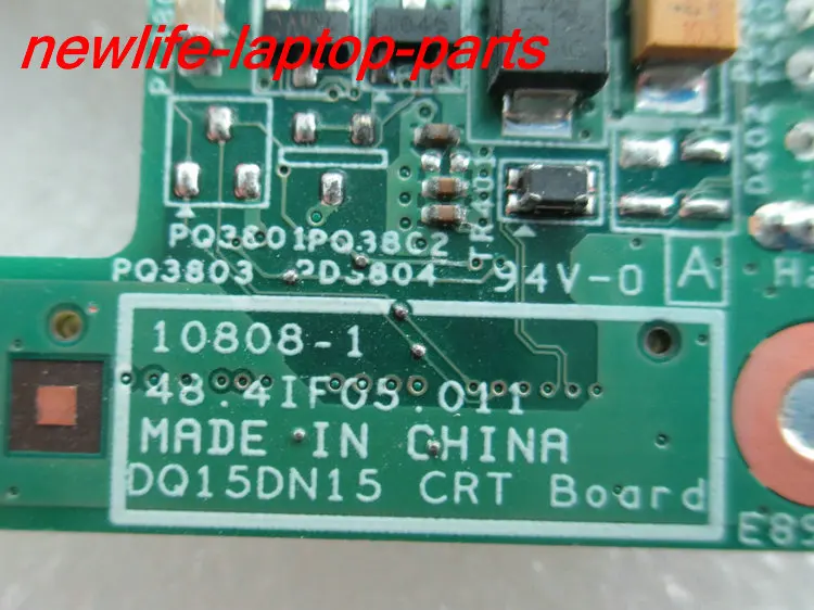 Оригинальная гарантия 6 месяцев для N5110 DC USB VGA плата питания 48.4IF05.011 DQ15DN15 CRT тест
