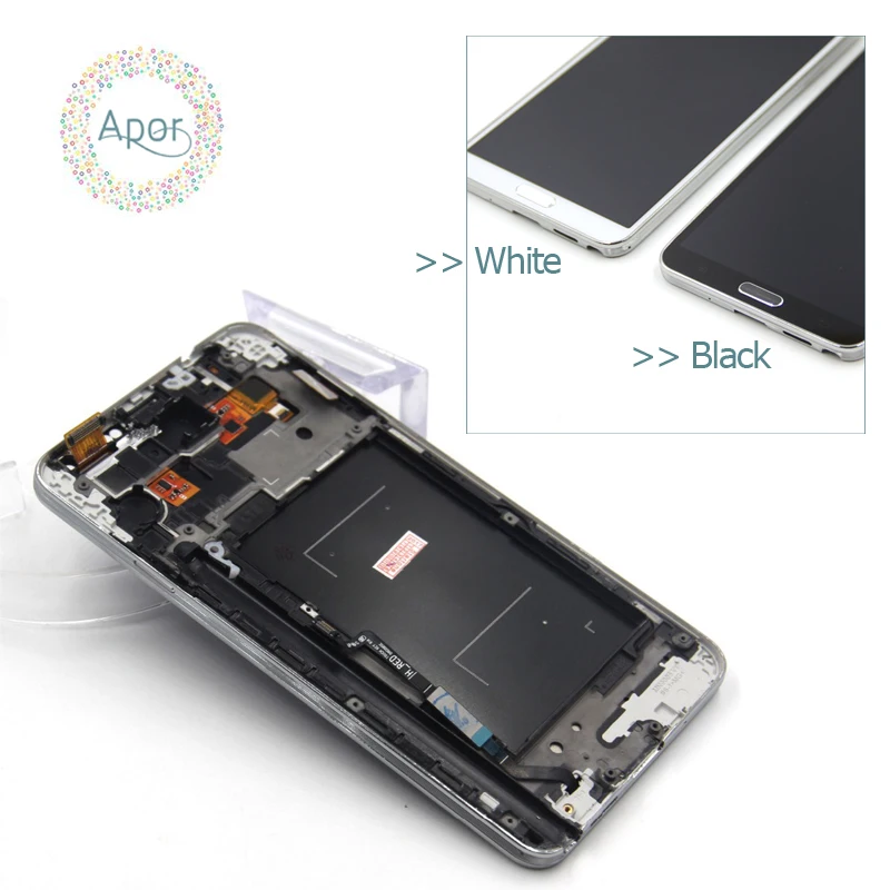 ЖК экран для samsung Galaxy Note3 Note 3 N9005 дисплей кодирующий преобразователь сенсорного