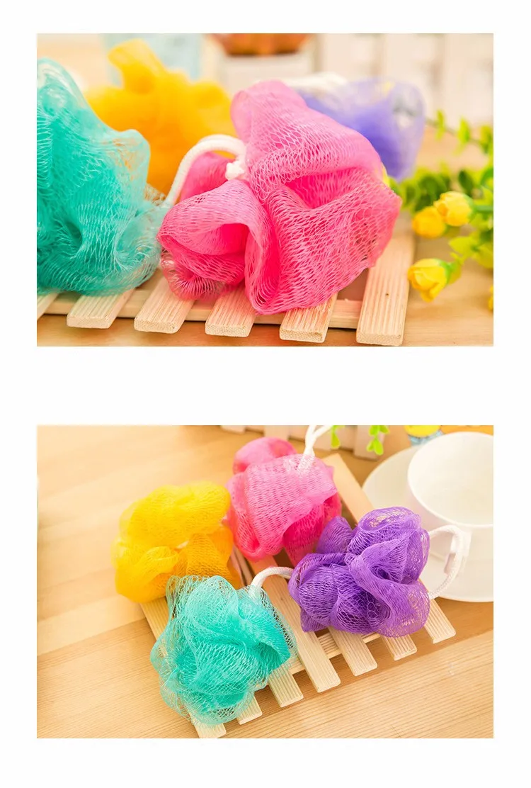 Цветок Loofah Ванна шар ванны Прохладный банное полотенце скруббер для тела