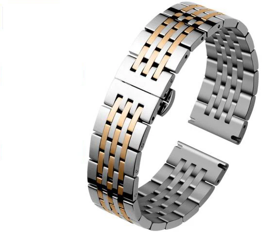 style 2 silver-rose 20 мм металлический браслет из нержавеющей стали для Xiaomi Huami Amazfit Bip Молодежные умные часы для Amazfit Pace и Stratos ремешок на запястье - Цвет: style 2 silver-rose
