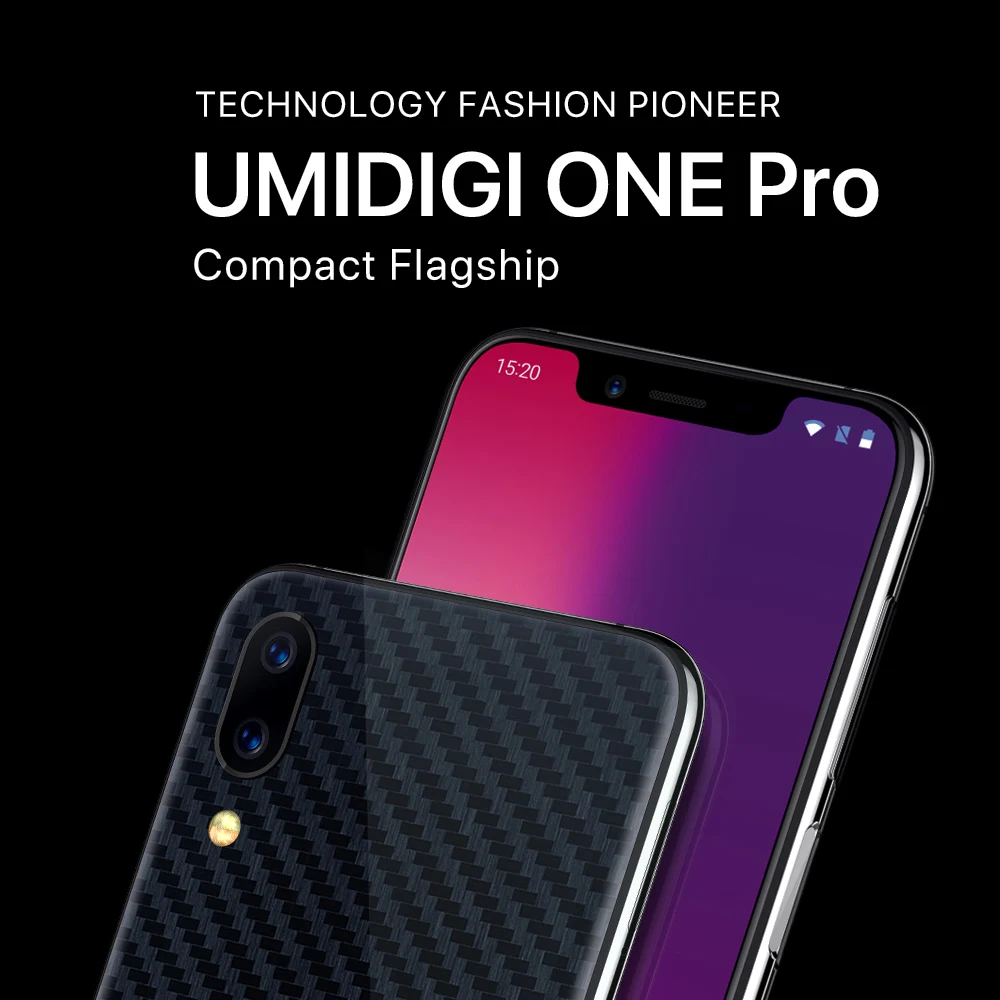 Global Bands UMIDIGI One Pro 5.9inch Notch 19:9 Bezel-less Full Screen Android 8.1 Mobile Phone 4GB 64GB Octa Core Smartphone