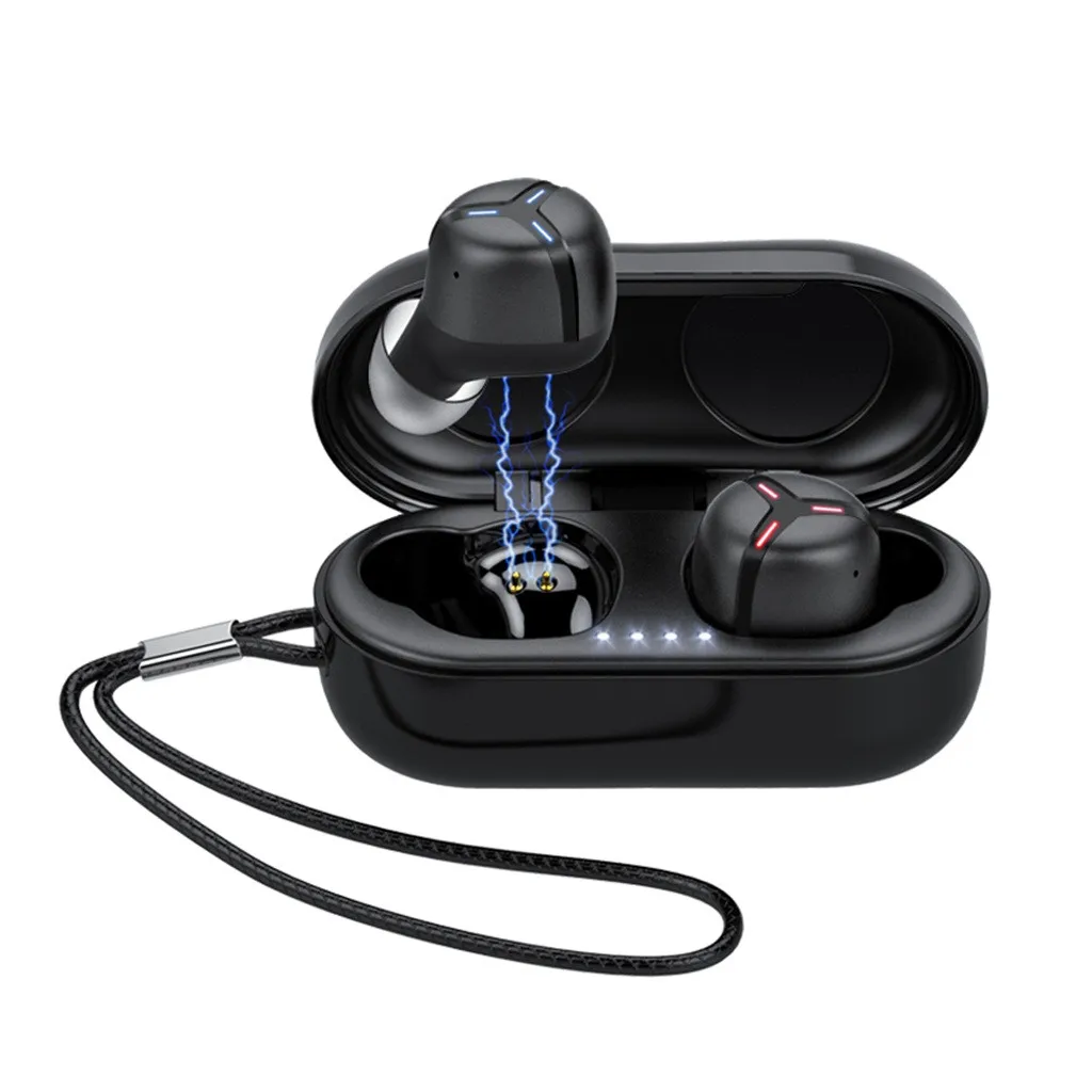 Binmer 5 0 Bluetooth гарнитура Беспроводная наушники мобильные спортивные с микрофоном