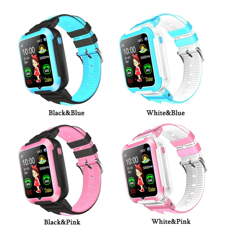 TCunPT E7 Детские умные часы LBS расположение Водонепроницаемый Smartwatch Сенсорный экран