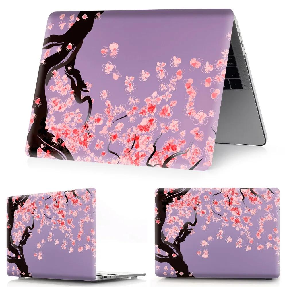 Чехол для ноутбука с цветочным принтом Apple Macbook Air Pro Retina M1 Chip 11 12 13 15 16 дюймов чехол