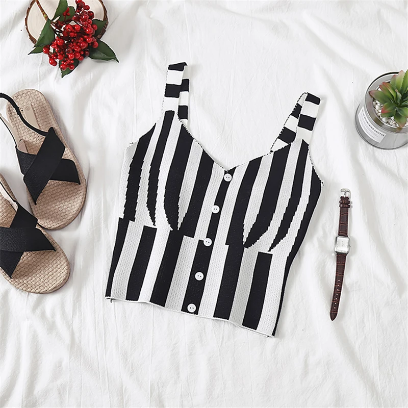 Топы на бретелях для женщин летний короткий топ сексуальный без рукавов женский