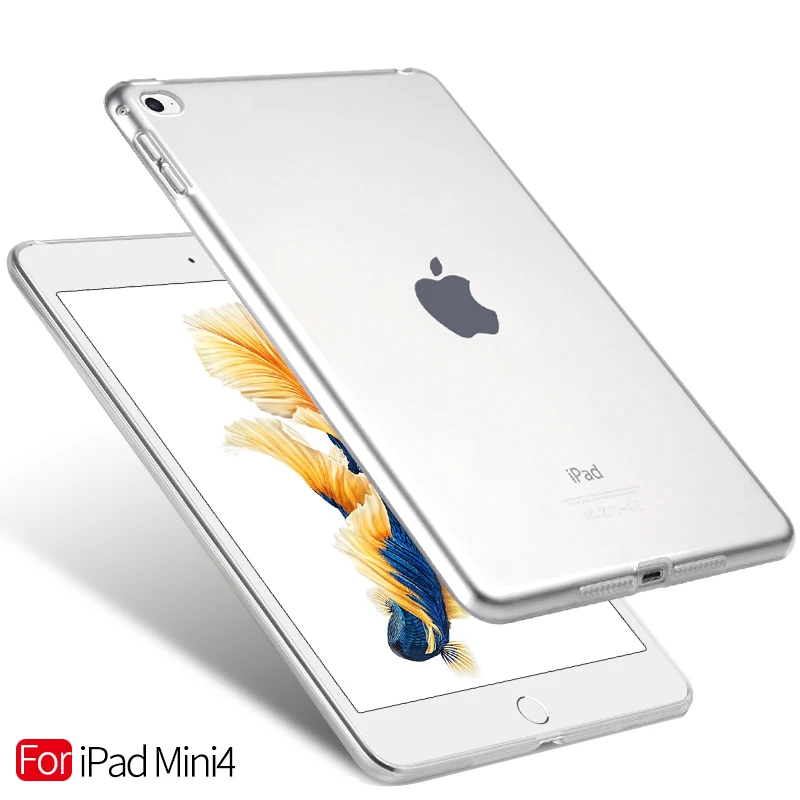 Прозрачный чехол из ТПУ для iPad Mini 4 7 9 дюйма прозрачные чехлы на заднюю крышку
