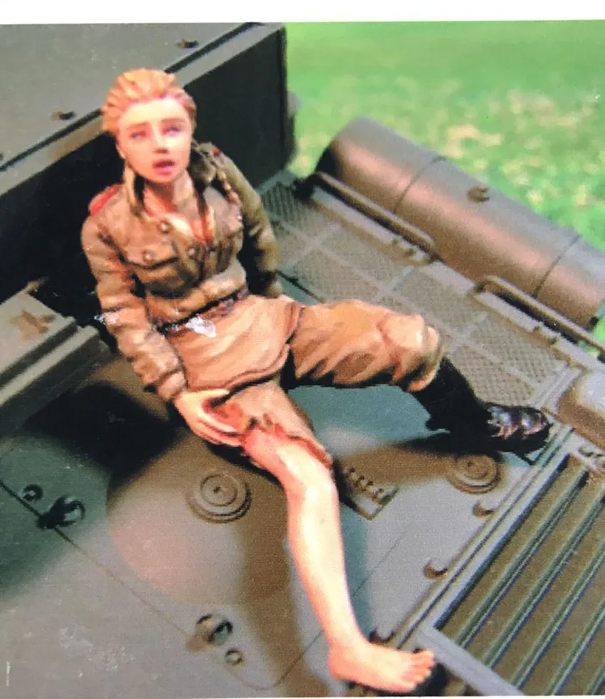 1/35 модельная фигурка из смолы комплект Неокрашенный 225|Наборы для сборки моделей|